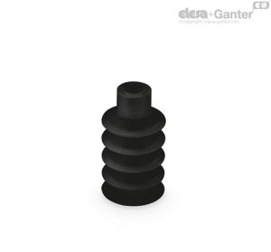 VVL-30-55-N Multi - bellow vacuum cups for food packaging Natural rubber, without support