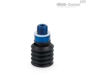 VVM-20-T-A Multi-Bellows Round vacuum cups for food packaging Oil-proof rubber, with support