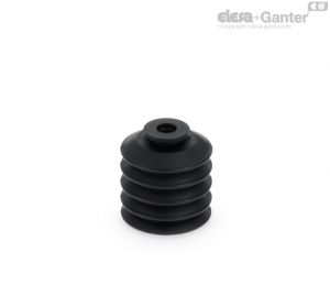 VVM-40-N Multi-Bellows Round vacuum cups for food packaging Natural rubber, without support