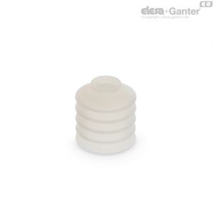 VVM-50-S Multi-Bellows Round vacuum cups for food packaging Silicone rubber, without support