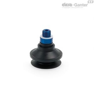 VVQ-22-T-A Ventosas de fole reforçadas de vácuo Borracha à prova de óleo, com suporte