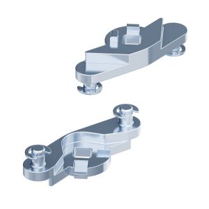 2-151.03 Adaptador de leva de 3 puntos 45° zinc fundido
