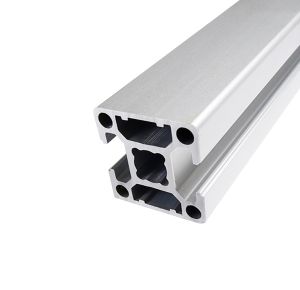 Perfil de aluminio 30x30 2 ranuras opuestas