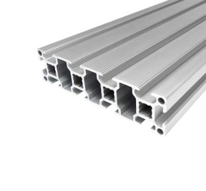 Perfil de aluminio 30x120 10 ranuras