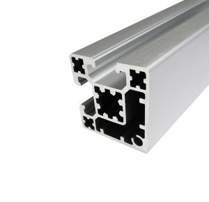 Perfil de aluminio 40x40 2 ranuras Adyacentes