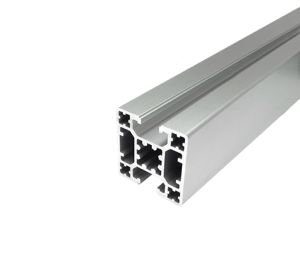Perfil de aluminio 40x40 con 2 cortes opuestos
