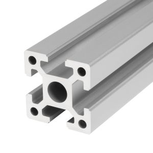 Perfil de aluminio 40x40 reforzado para 4 ranuras