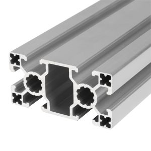 Perfil de aluminio 40x80 6 ranuras Superligero