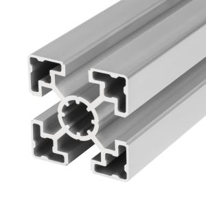 Perfil de aluminio 45 x 45 de 4 ranuras, ligero