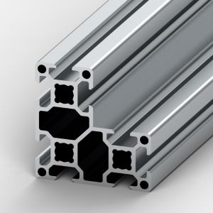 Perfil de aluminio 60x60L de 8 ranuras