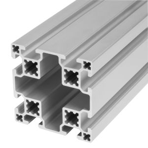 Perfil de aluminio 80x80 8 ranuras
