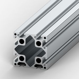 Perfil de aluminio de 80x80 8 ranuras reforzado