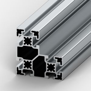 Perfil de aluminio 90x90L 8 ranuras