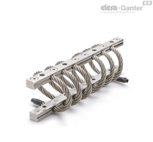 AVC-6 Elementos antivibraciones de cable Seis espiras