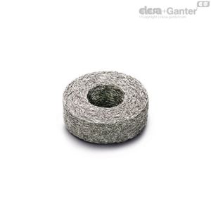 AVF-A Almohadillas antivibraciones Agujero liso pasante