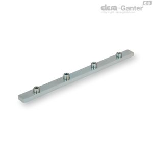 BDG-SST Placa conectora de guias Aço inoxidável