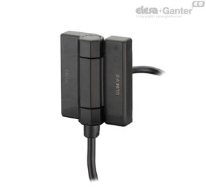 CFM-PC-B-F-C+B Bisagras Casquillos con orificios fileteados, cable de salida inferior 3,5m, con conector de salida posterior 1,5m