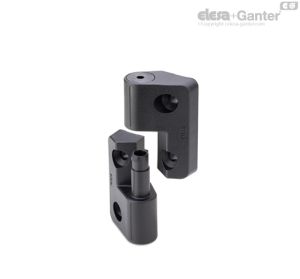 CFMY-NL-T-S Bisagras desmontables Con hueco para llave hexagonal, perno e nel cuerpo izquierdo