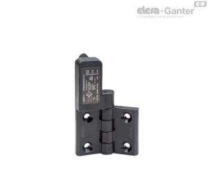 CFSQ-C-B-S-IP69K Bisagras con interruptor de seguridad incorporado Conector trasero, microinterruptor en la izquierda