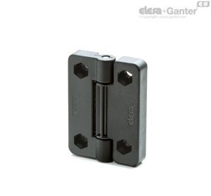 CFV-EH Bisagras con tope Agujeros pasantes para tornillos de cabeza hexagonal