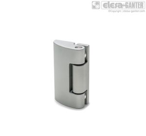 CMDX-AL-P Bisagras para jambas estrechas y puertas delgadas Con los cuerpos en el mismo plano