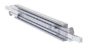 DA4165-A Corredera de Aluminio de Servicio Pesado con Desplazamiento Bidireccional