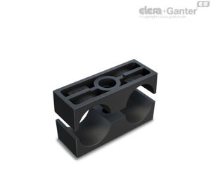 DCE-D Abrazaderas para tubos de serie doble DIN 3015-3