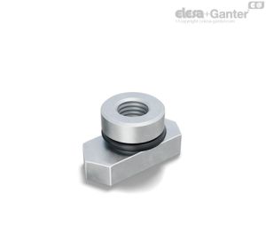 DCE-NTG-D Tuerca para guías de montaje Para las abrazaderas de la serie doble DIN 3015-3