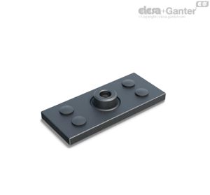 DCE-PL-D Placas inferior para soldar Para las abrazaderas de la serie doble DIN 3015-3