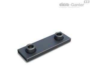 DCE-PL-H Placas inferior para soldar Para las abrazaderas de la serie pesada DIN 3015-2