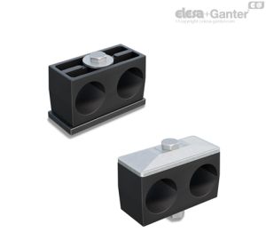 DCK-D Juego de montaje para abrazaderas de serie doble DIN 3015-3