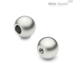 DIN 319-NI Empuñaduras esféricas Acero inoxidable