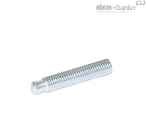 DIN 6332-ZB Tornillos prisioneros Zincado, pasivado azul