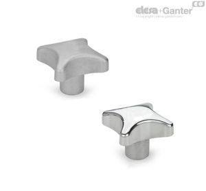 DIN 6335-AL Pomos Aluminio