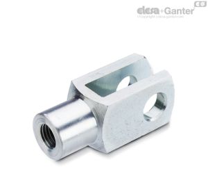 DIN 71752 Cabeças de forquilha Aço