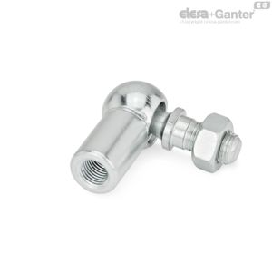 DIN 71802-16-M12L-CS Angled Ball Joints Steel