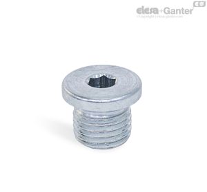 DIN 908-ST Threaded Plugs Steel