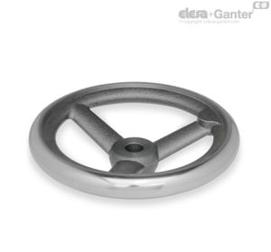 DIN 950-GG-B Volantes de ferro fundido, sem chaveta