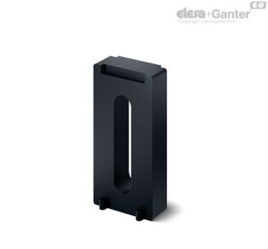 DSG-A Espaçador para suportes de calha de guia Para uso com suportes de calha de guia SPF, SPFS, SPR e SPR.V