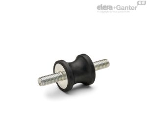 DVC.1-SST Elementos de amortiguación Placa base de acero INOX