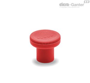 EKK.25 B-M6-C6 Knurled grip knobs Threaded hole