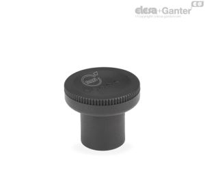 EKK-SST-SAN Pomos de fijación moleteados Pomos de fijación grafilados