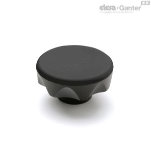 ELK-B Pomos con lóbulos Inserto de latón, agujero roscado