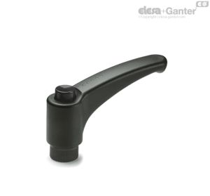ERX-SST Manillas graduables Casquillo de acero inoxidable, agujero roscado