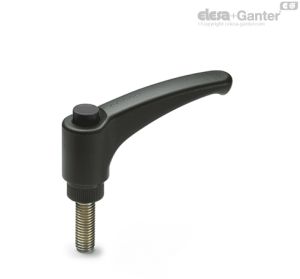 ERX-SST-p Manillas graduables Espárrago roscado de acero inoxidable