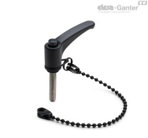 ERX-SST-p-LP Manillas graduables Espárrago roscado de acero inoxidable