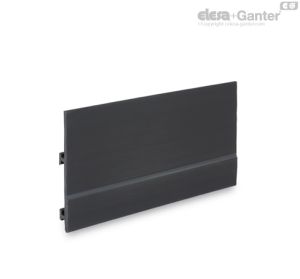 GLC-40 Guias laterais largas Com aba 40 mm