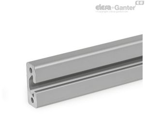 GN 10i-S-N Perfiles de aluminio Tipo de perfil pesado, anodizado, color natural