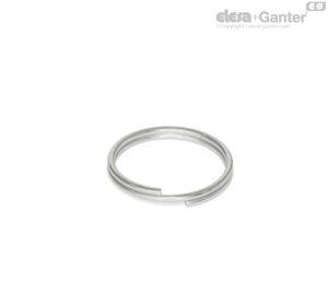 GN 111.3-NI Argollas Acero inoxidable AISI 301