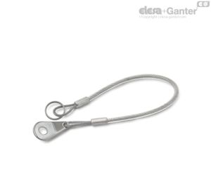 GN 111.8-B Cables de retención con una orejeta y una argolla
